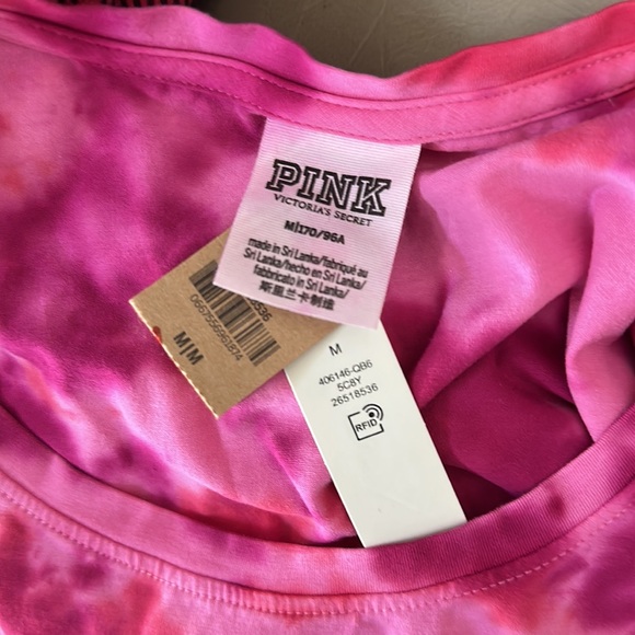 💖 Victoria’s Secret PINK Short Sleeve Shirt 95 % cotton - Picture 5 of 6